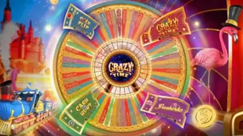 Crazy Time A vs main room comparison with shared paytable and separate spin log indicator